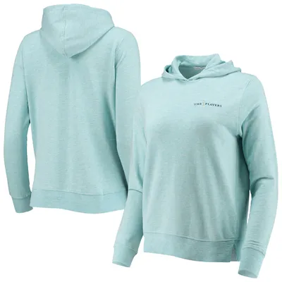 THE PLAYERS Peter Millar Women's Tri-Blend Lava Wash Pullover Hoodie - Light Blue