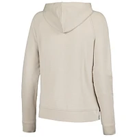 Women's Peter Millar Tan THE PLAYERS Beaumont Raglan Full-Zip Hoodie