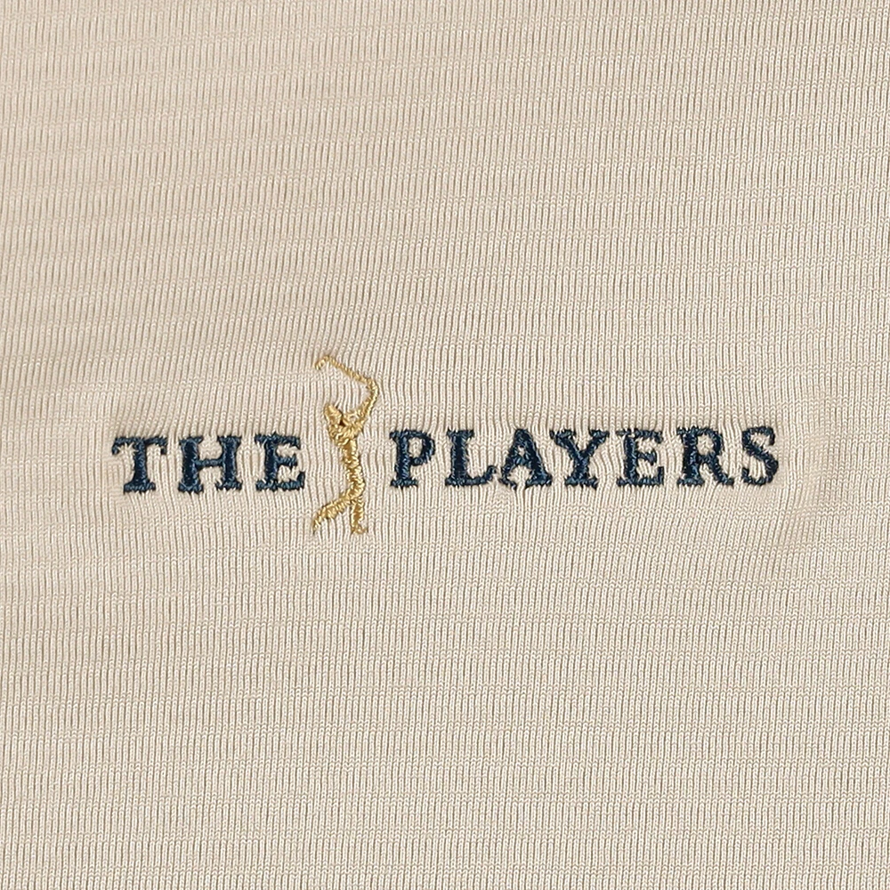 Women's Peter Millar Tan THE PLAYERS Beaumont Raglan Full-Zip Hoodie