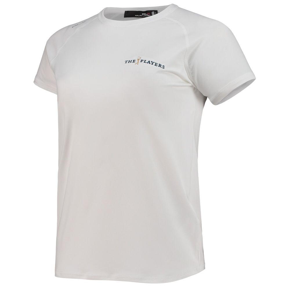 Women's Polo Ralph Lauren White THE PLAYERS Peached Raglan Airflow T-Shirt