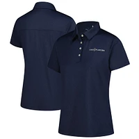 Women's Puma Navy THE PLAYERS Animal Deboss MATTR Polo