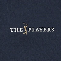 Women's Puma Navy THE PLAYERS Animal Deboss MATTR Polo