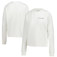 Sweat-shirt à capuche Puma blanc THE PLAYERS Boulder CLOUDSPUN pour femme