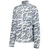 Women's Puma White THE PLAYERS CLOUDSPUN Animal Print Full-Zip Jacket