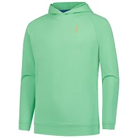 Youth Peter Millar  Green THE PLAYERS Goldman Pine Performance Raglan Pullover Hoodie