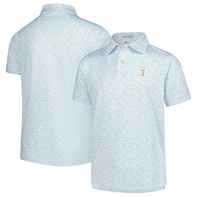 Polo de performance Island Jammin Peter Millar White THE PLAYERS pour jeunes