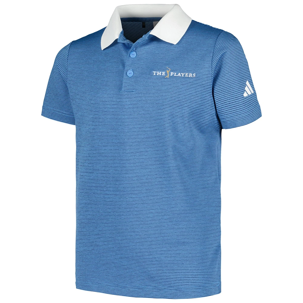 Polo rayé adidas bleu/marine THE PLAYERS pour enfant