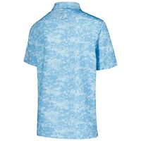 Youth FootJoy Light Blue THE PLAYERS Cloud Camo Print Polo