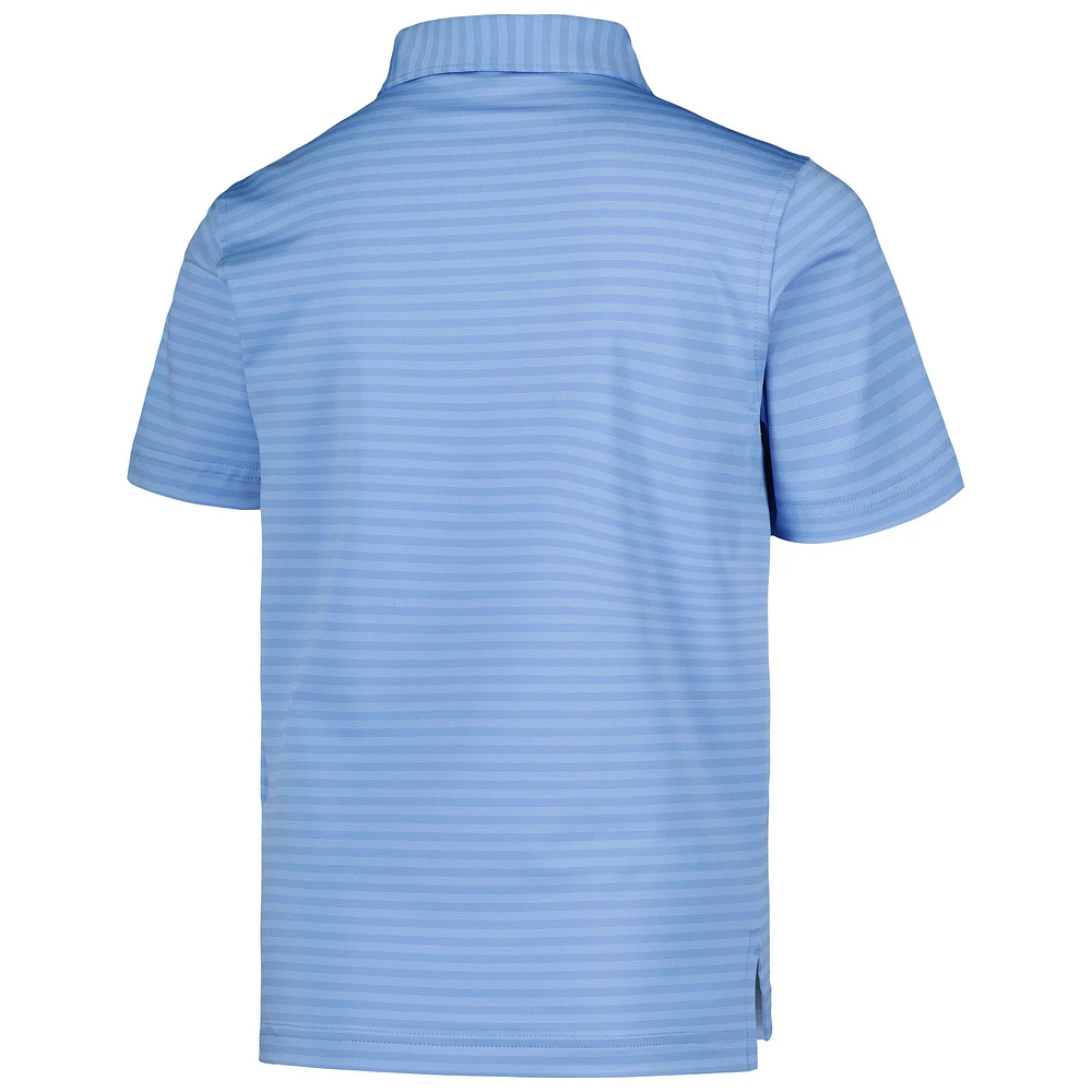 Youth Peter Millar Light Blue THE PLAYERS Baltic Performance Jersey Polo