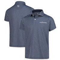 Polo micro-floral bleu marine THE PLAYERS MATTR de Puma pour jeunes
