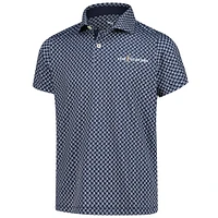 Polo micro-floral bleu marine THE PLAYERS MATTR de Puma pour jeunes