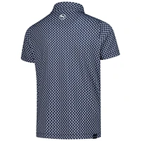 Polo micro-floral bleu marine THE PLAYERS MATTR de Puma pour jeunes