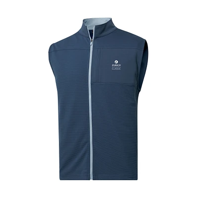 Men's FootJoy  Navy The Zurich Classic Ottoman Knit Full-Zip Vest