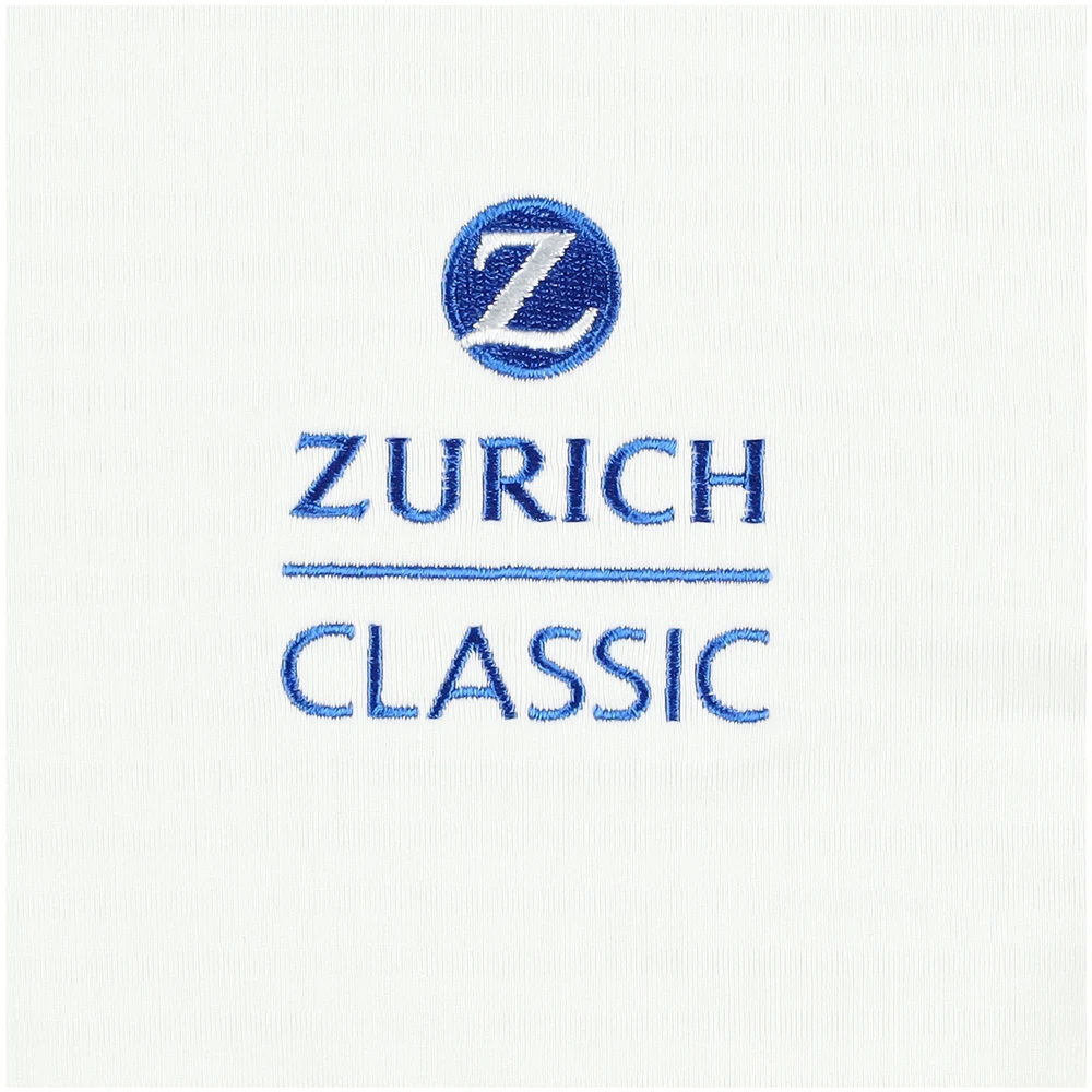 Pull Nike blanc The Zurich Classic Victory Performance à quart de zip pour homme