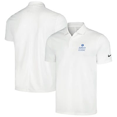 Men's Nike  White The Zurich Classic Victory Solid Performance Polo