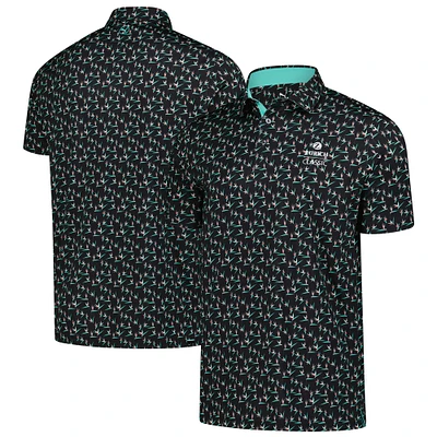 Men's Puma  Black The Zurich Classic MATTR Paradise Polo