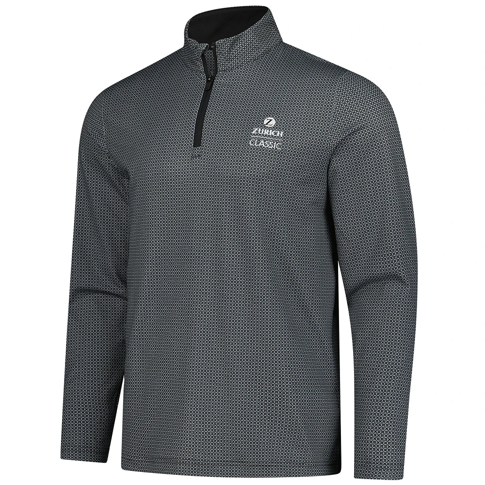 Pull zippé quart de tour Puma The Zurich Classic Pure 2.0 Tile pour homme, noir