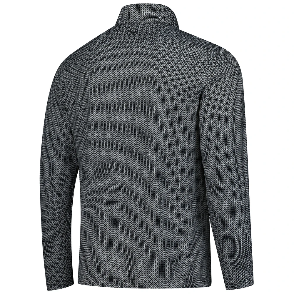 Pull zippé quart de tour Puma The Zurich Classic Pure 2.0 Tile pour homme, noir