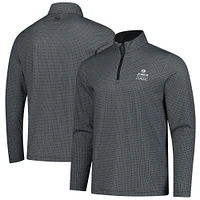 Pull zippé quart de tour Puma The Zurich Classic Pure 2.0 Tile pour homme, noir