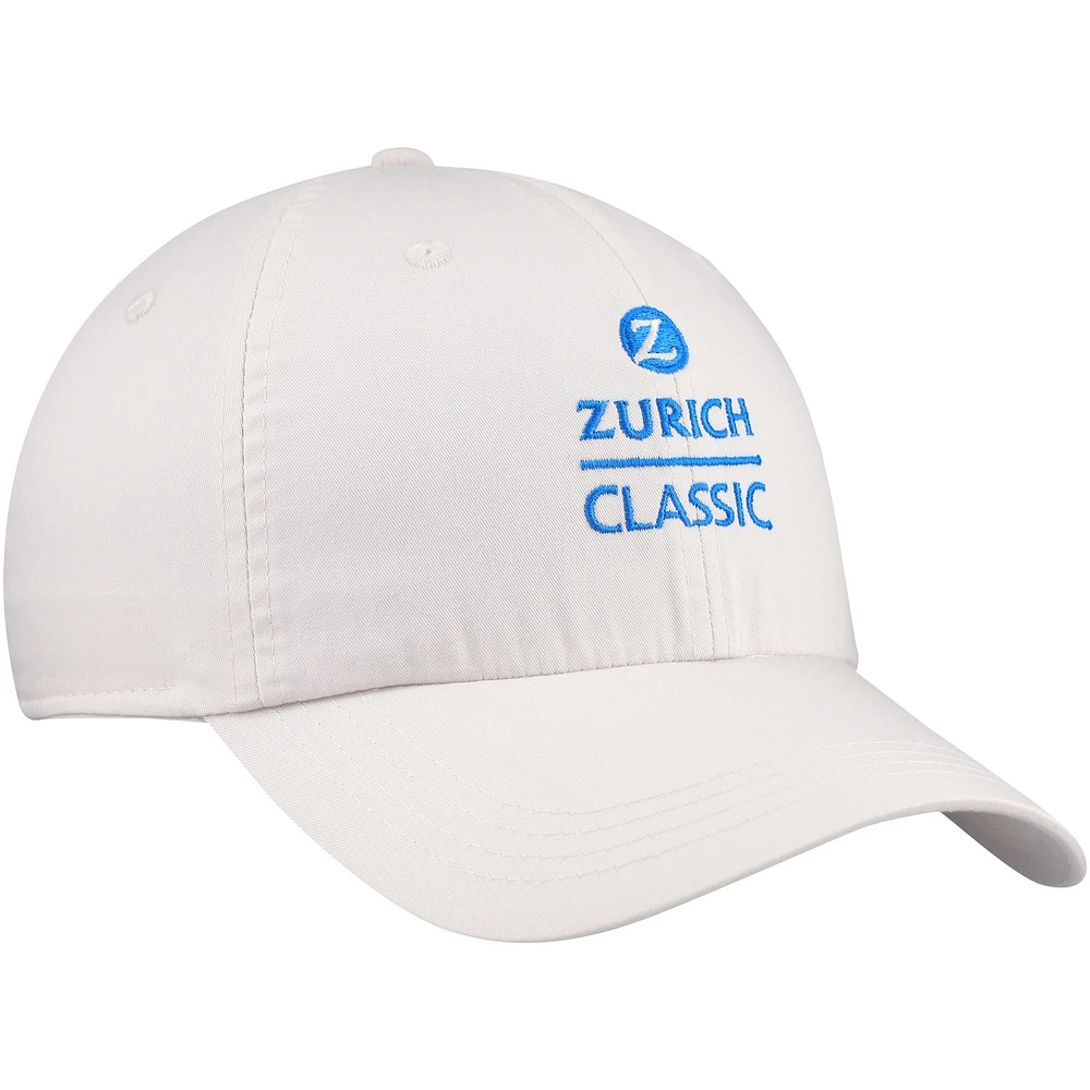 Chapeau réglable Ahead gris The Zurich Classic Shawmut pour hommes