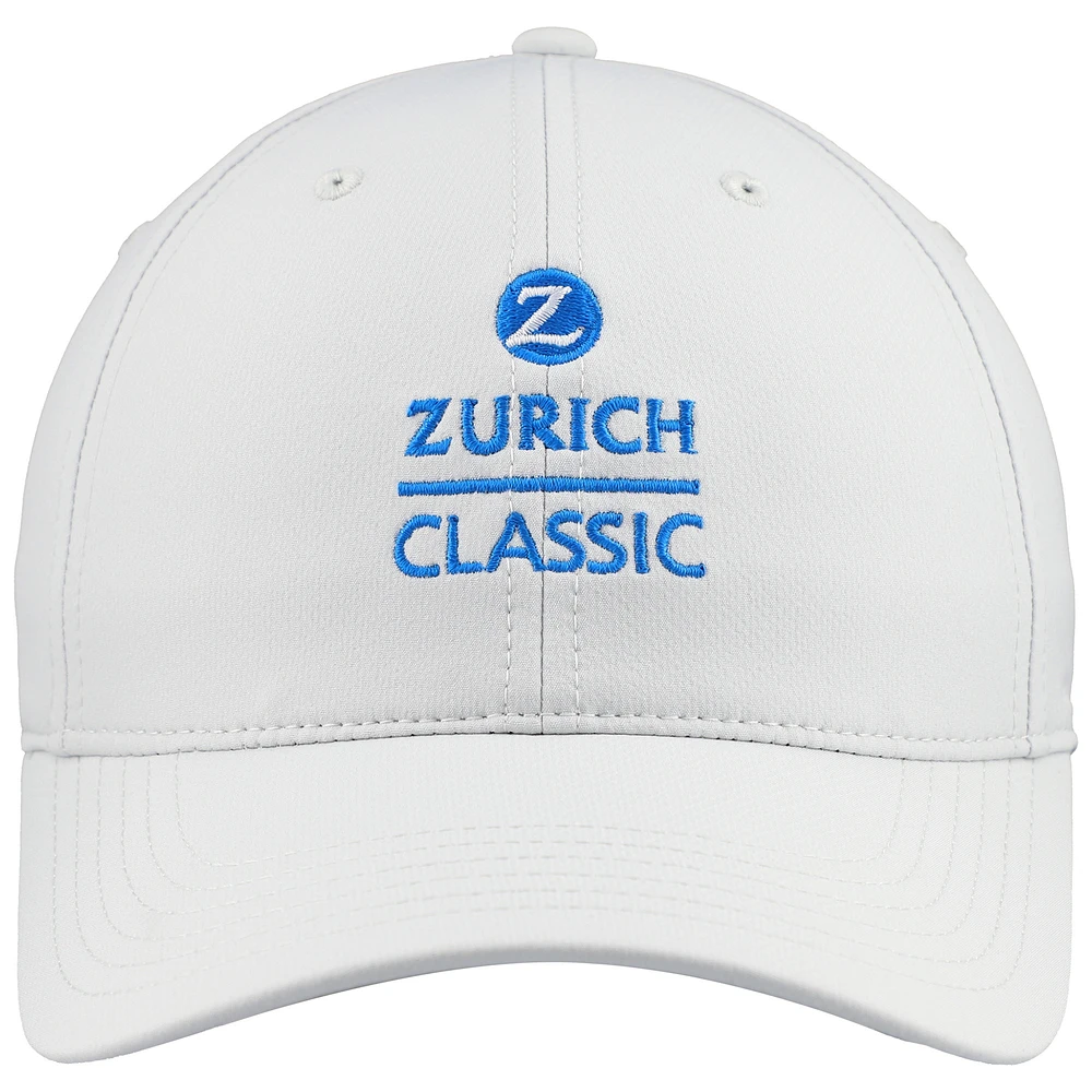 Casquette ajustable Ahead The Zurich Classic Frio Tech pour hommes, gris clair