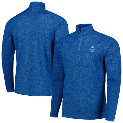 Under Armour - Haut à quart de zip raglan The Zurich Classic Shellrix imprimé bleu pour hommes