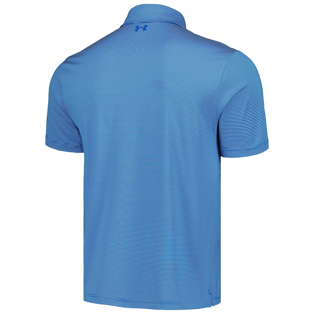 Men's Under Armour Blue The Zurich Classic Tee To Green Bridge Stripe Polo