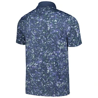 Men's Under Armour Navy The Zurich Classic Halftones Print Polo