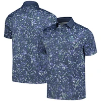 Men's Under Armour Navy The Zurich Classic Halftones Print Polo