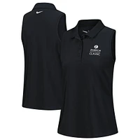 Women's Nike  Black The Zurich Classic Performance Sleeveless Polo