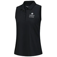 Women's Nike  Black The Zurich Classic Performance Sleeveless Polo