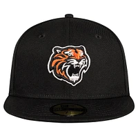 Casquette ajustée 59FIFTY de la Ligue mexicaine sur le terrain des Tigres Quintana Roo New Era pour hommes, noire