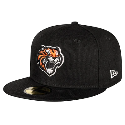 Casquette ajustée 59FIFTY de la Ligue mexicaine sur le terrain des Tigres Quintana Roo New Era pour hommes, noire