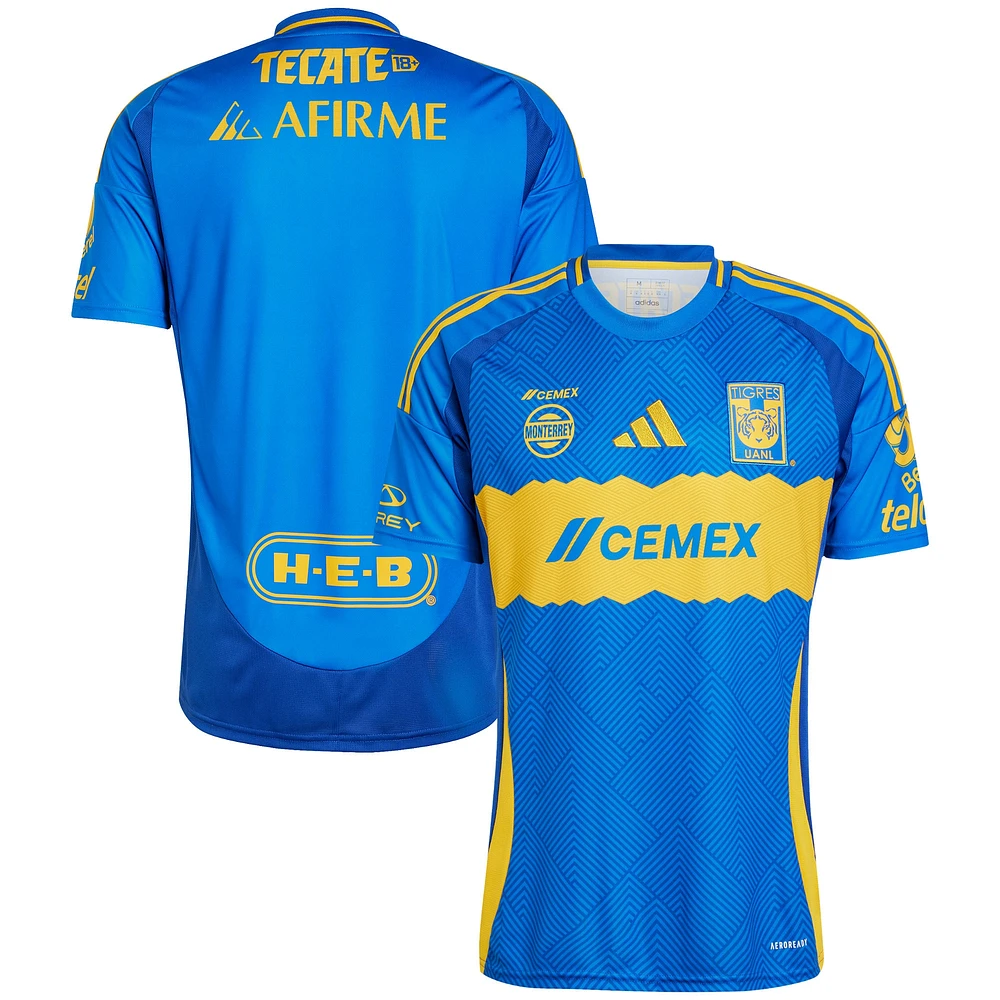 Men's adidas Blue Tigres UANL 2024/25 Away Replica Jersey