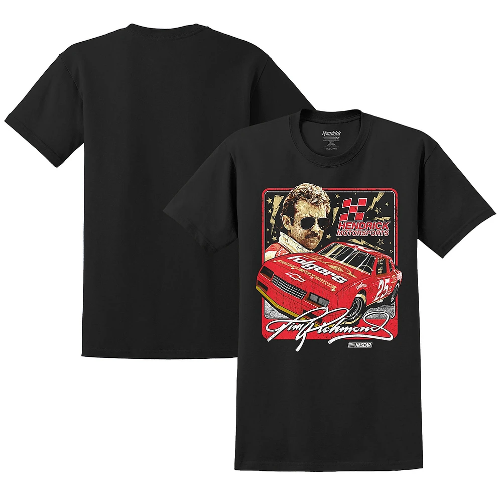 Men's Hendrick Motorsports Team Collection  Black Tim Richmond Folgers Car Tri-Blend T-Shirt