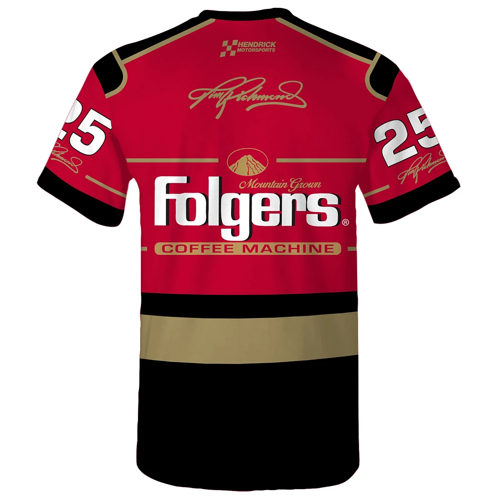 Men's Hendrick Motorsports Team Collection  Red Tim Richmond Folgers Legend Uniform T-Shirt