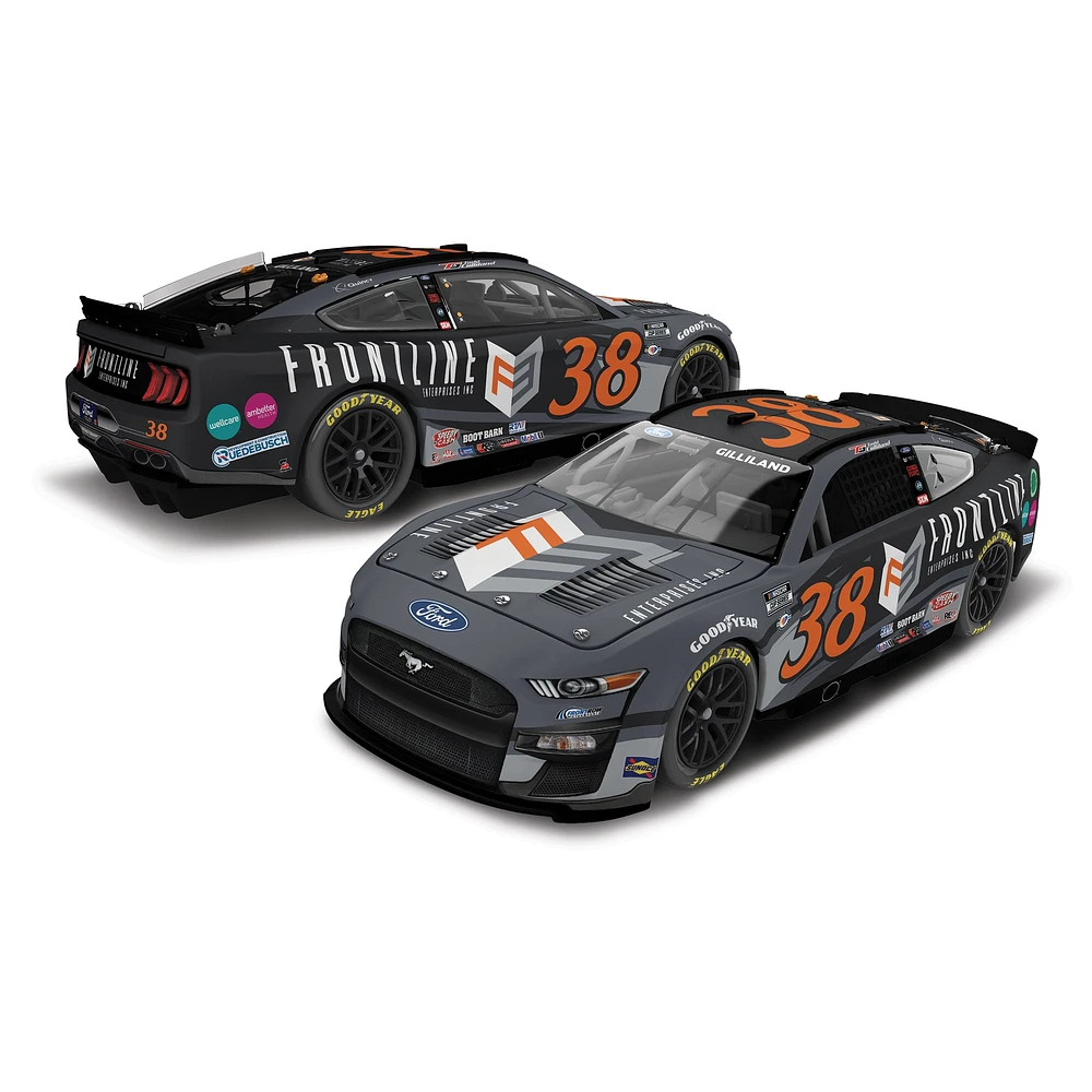 Action Racing Todd Gilliland 2023 #38 Frontline 1:24 Regular Paint Die-Cast Ford Mustang