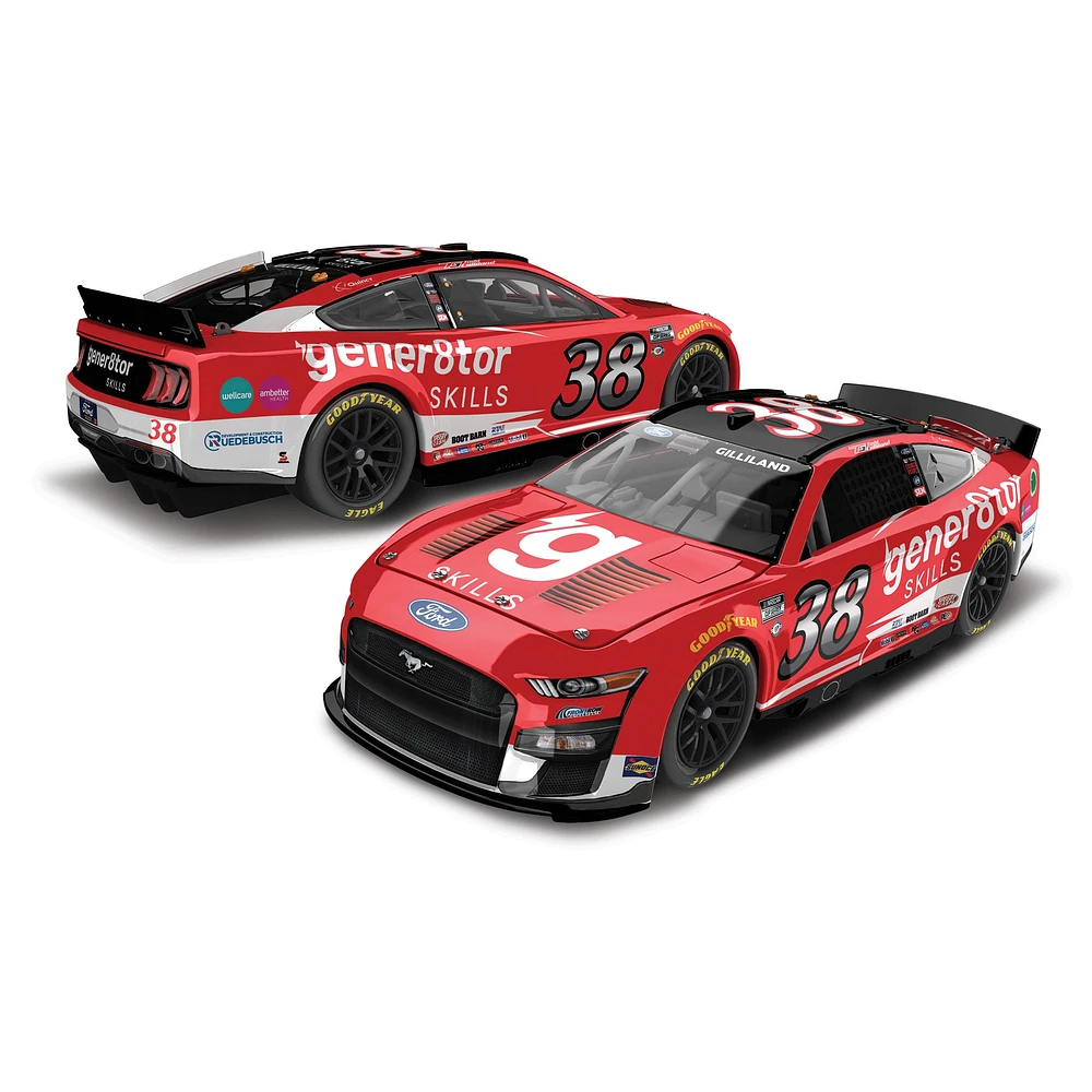 Action Racing Todd Gilliland 2023 #38 Gener8tor Skills 1:24 Regular Paint Die-Cast Ford Mustang