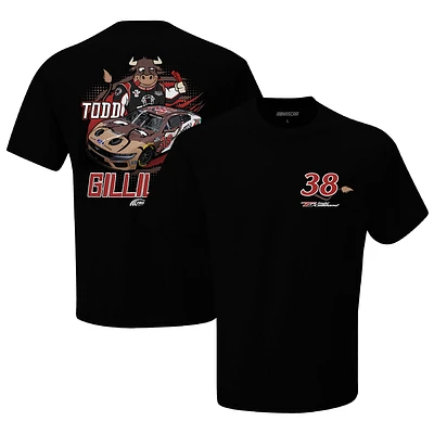 T-shirt à damier pour homme avec logo Todd Gilliland Boozy Jerkey Car