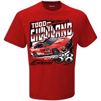 Men's Checkered Flag Sports Red Todd Gilliland gener8tor Skills T-Shirt