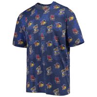 Men's Royal Toledo Mud Hens Allover Print Crafted T-Shirt