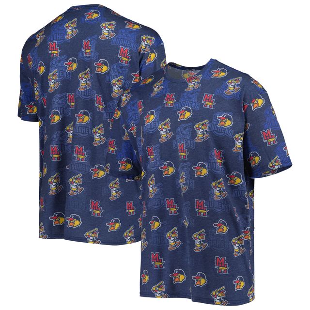 T-shirt à imprimé Royal Toledo Mud Hens pour homme