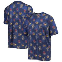 Men's Royal Toledo Mud Hens Allover Print Crafted T-Shirt