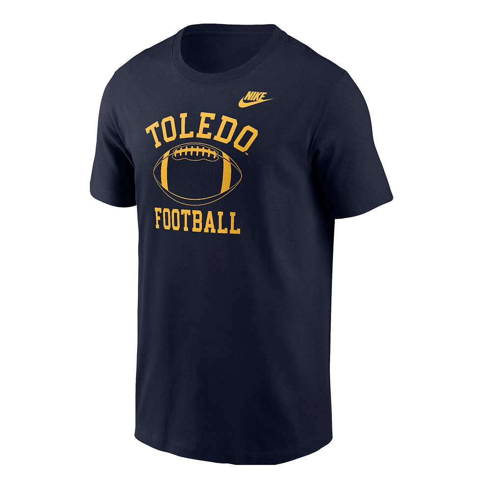 T-shirt Nike bleu marine pour homme Toledo Rockets