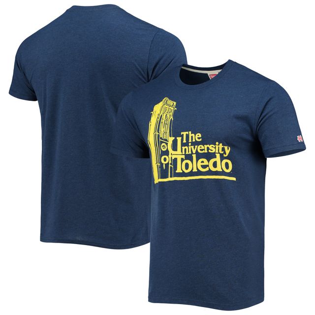 T-shirt Homme Bleu Marine Hommage Toledo Rockets Tri-Blend