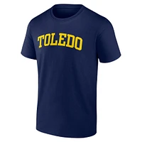 Men's Navy Toledo Rockets Arched Wordmark T-Shirt
