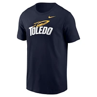 T-shirt Nike bleu marine avec logo principal des Toledo Rockets pour homme