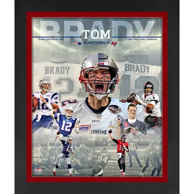 Tom Brady New England Patriots Fanatics Authentic Framed 10 x 30 Legacy  Career Timeline Collage