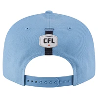 Casquette snapback 9FIFTY Sideline bleu clair New Era pour homme des Argonauts de Toronto