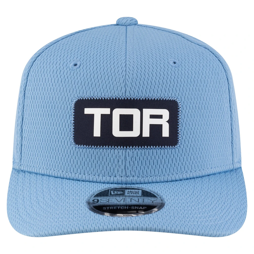 Men's New Era Light Blue Toronto Argonauts Sideline 9SEVENTY Stretch-Snap Hat